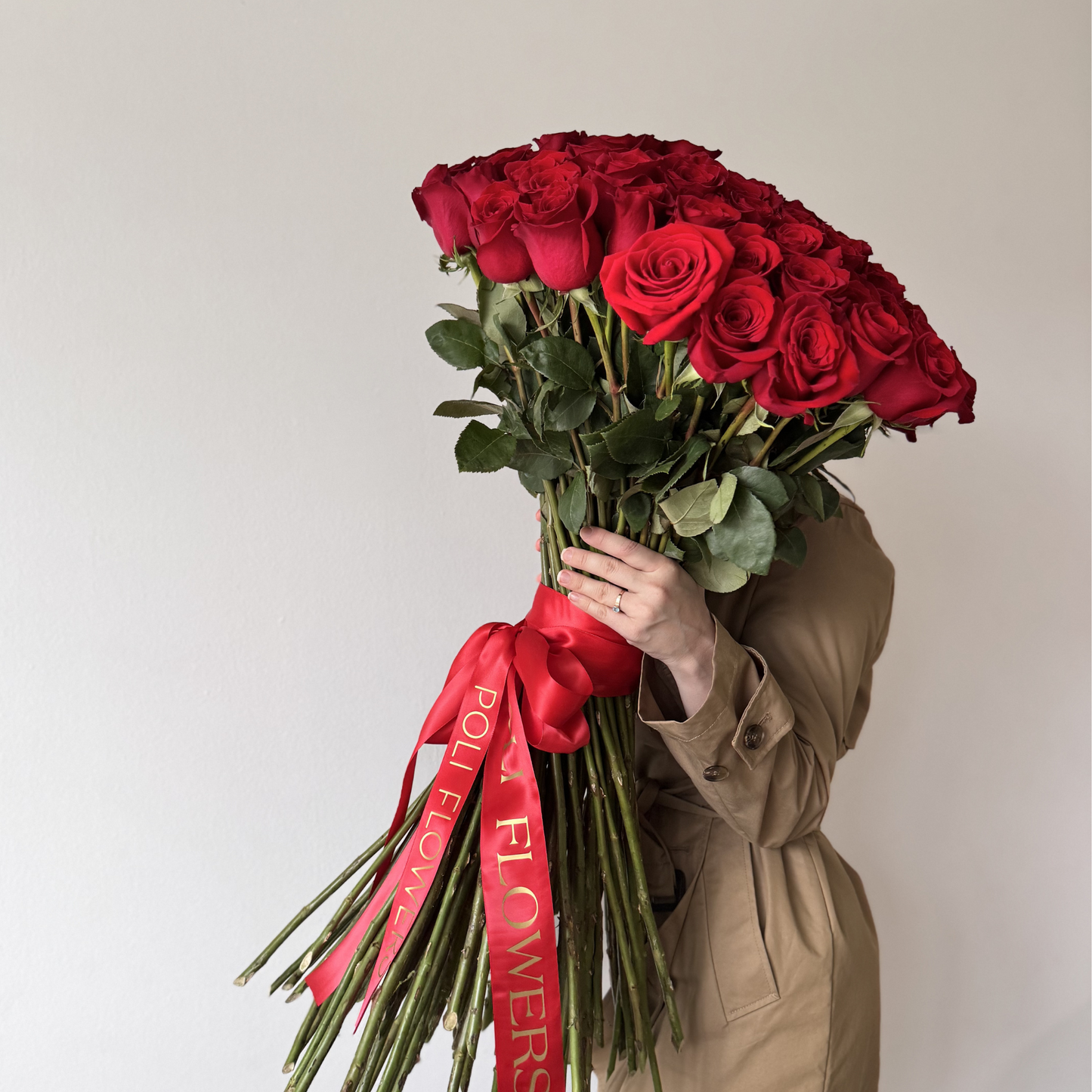 Long Stem Red Roses