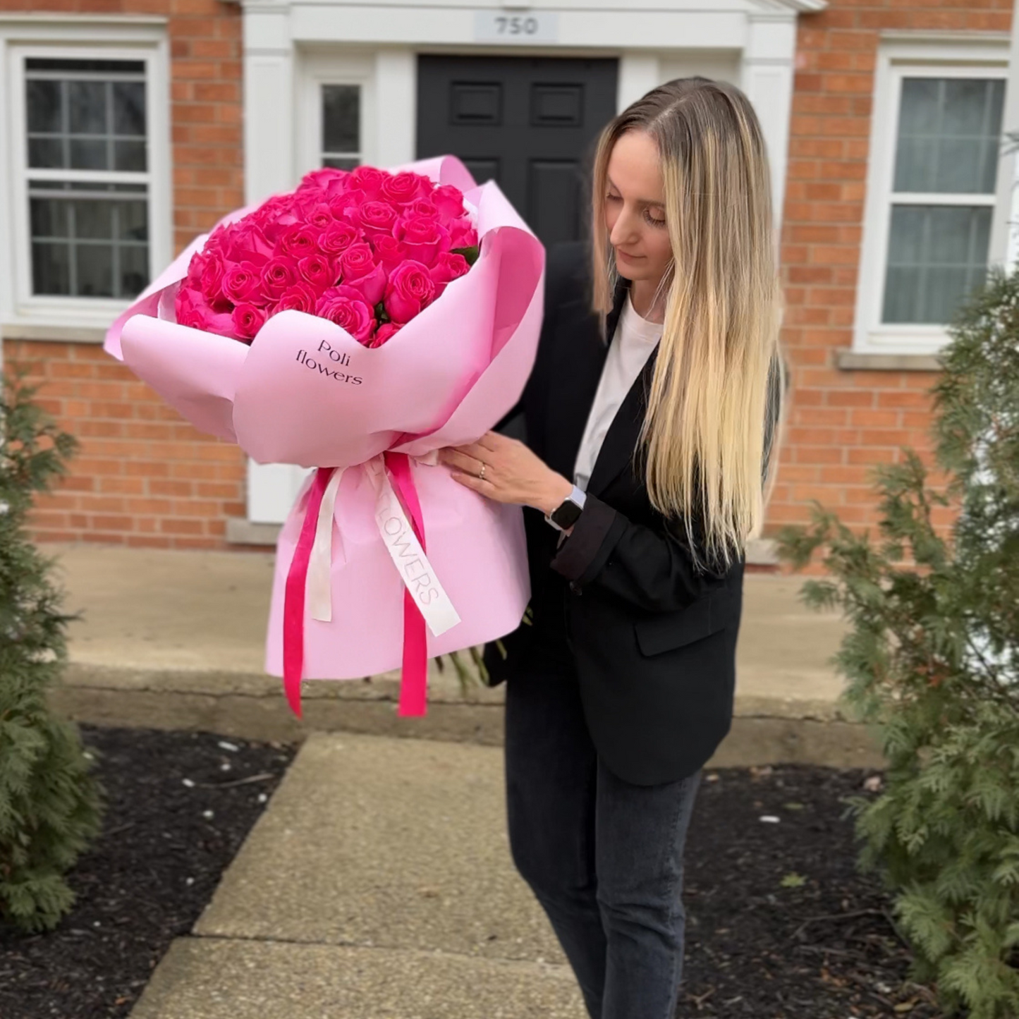 Hot Pink Roses