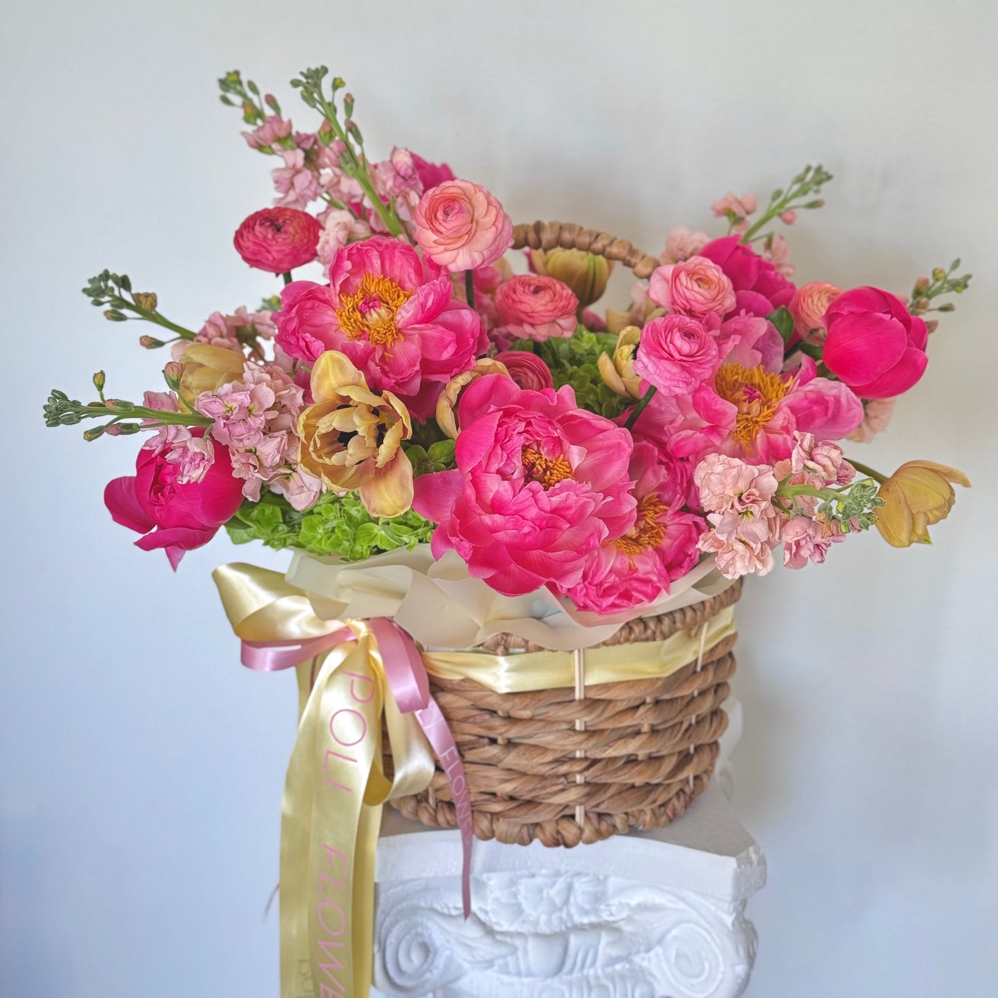 Coral Garden Basket