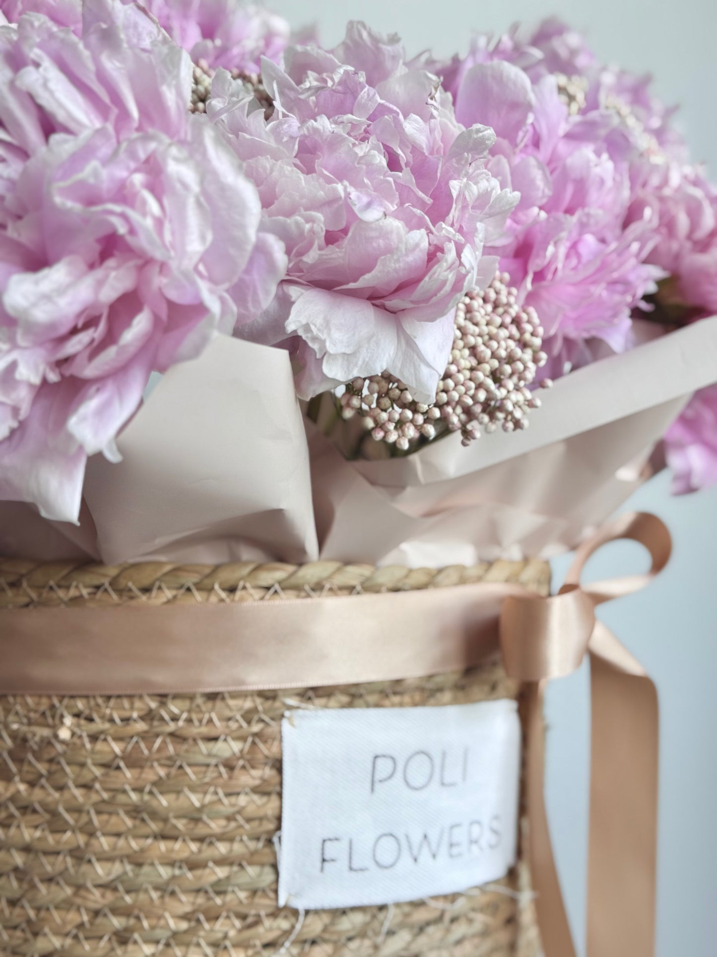 Peony Bliss Basket