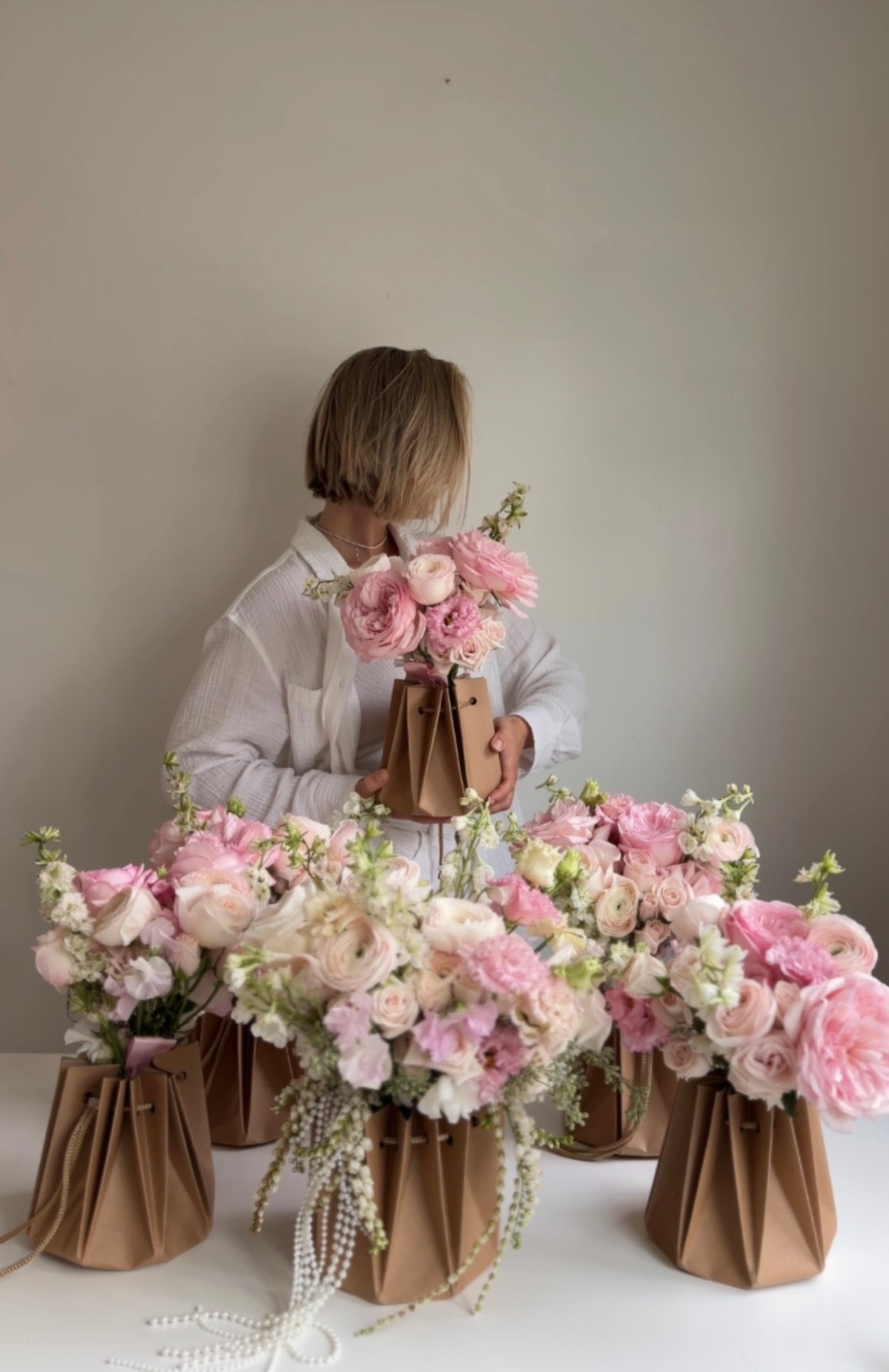 Blush Pink Bridesmaid Bouquet