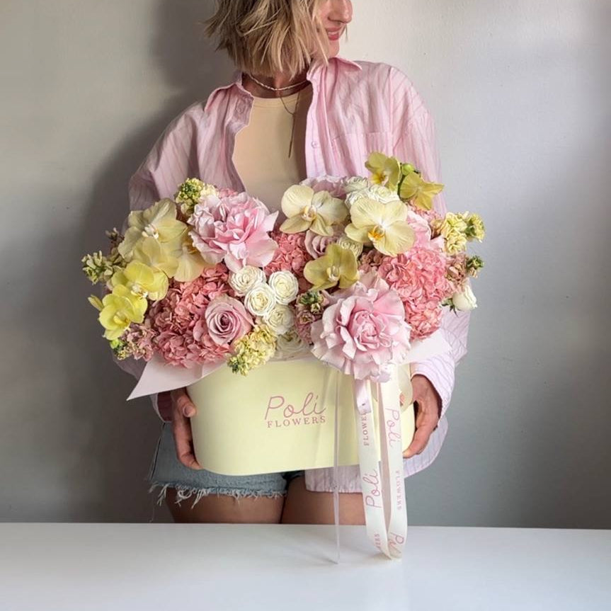 Pink Lemonade Flower Box