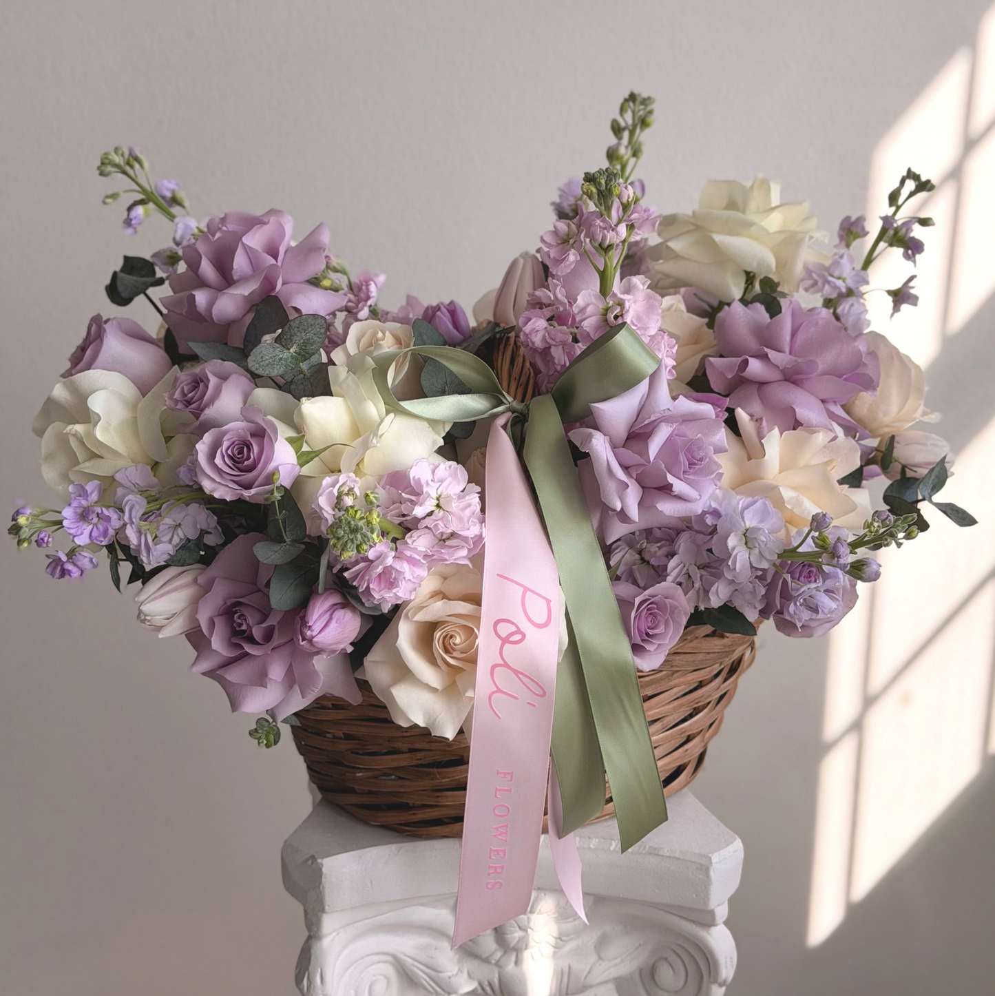 Lavender Garden Basket