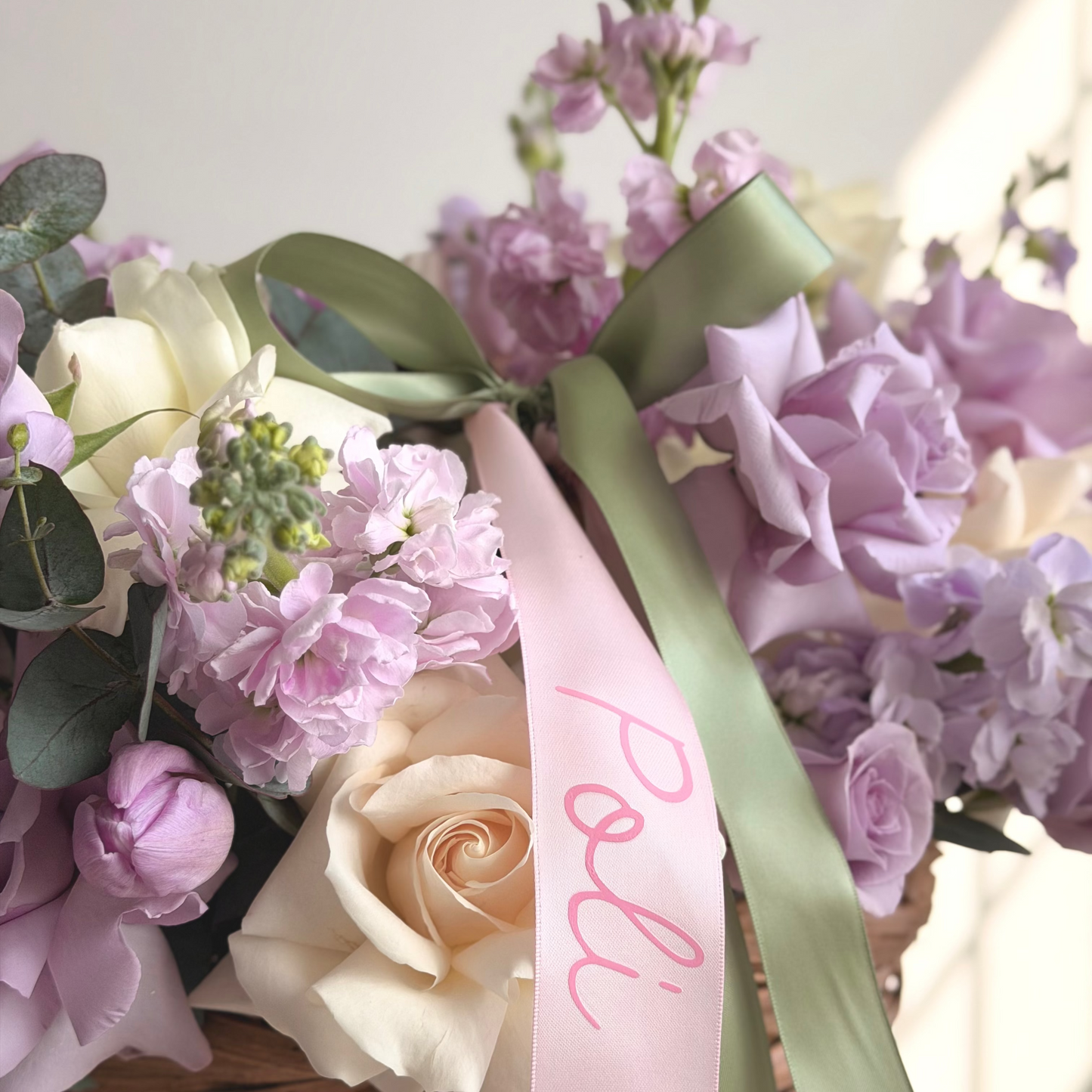 Lavender Garden Basket
