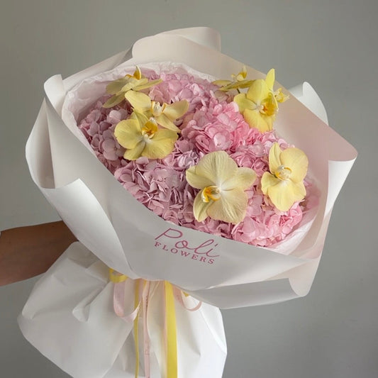 Hydrangea & Orchid Florist’s Choice Bouquet