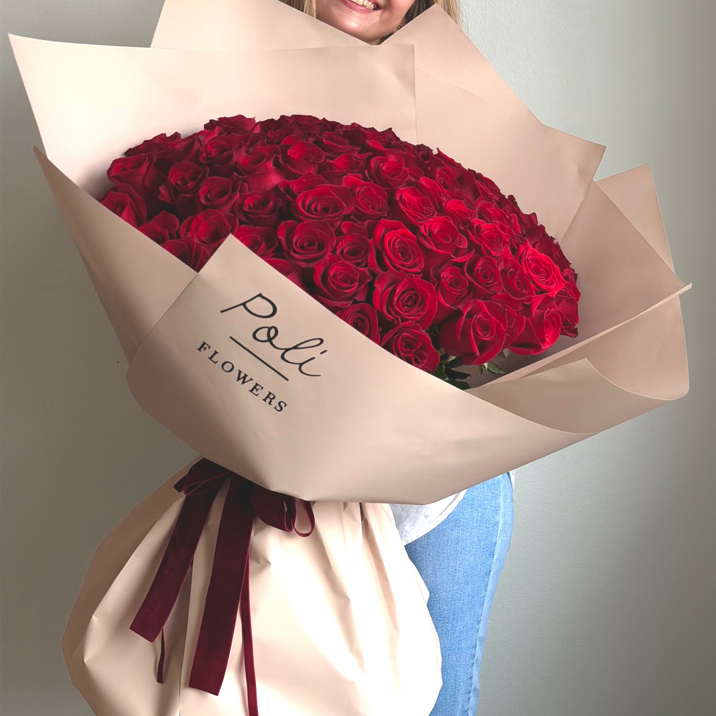 Long Stem Red Roses
