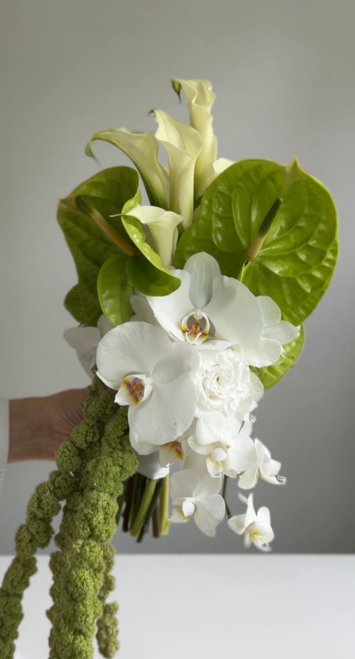 White Orchid Bridal Bouquet