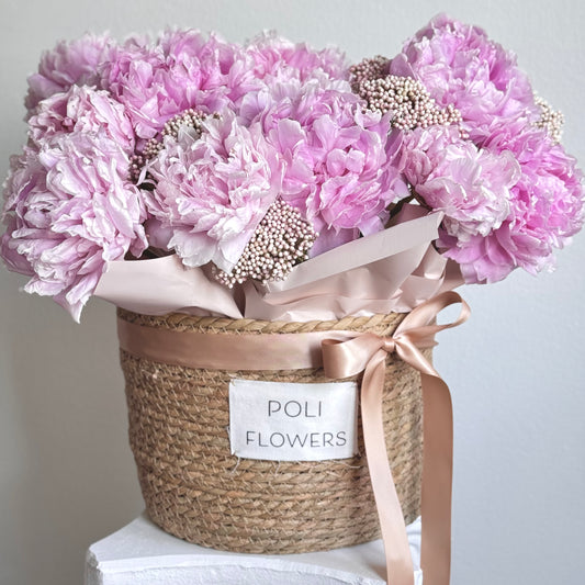 Peony Bliss Basket