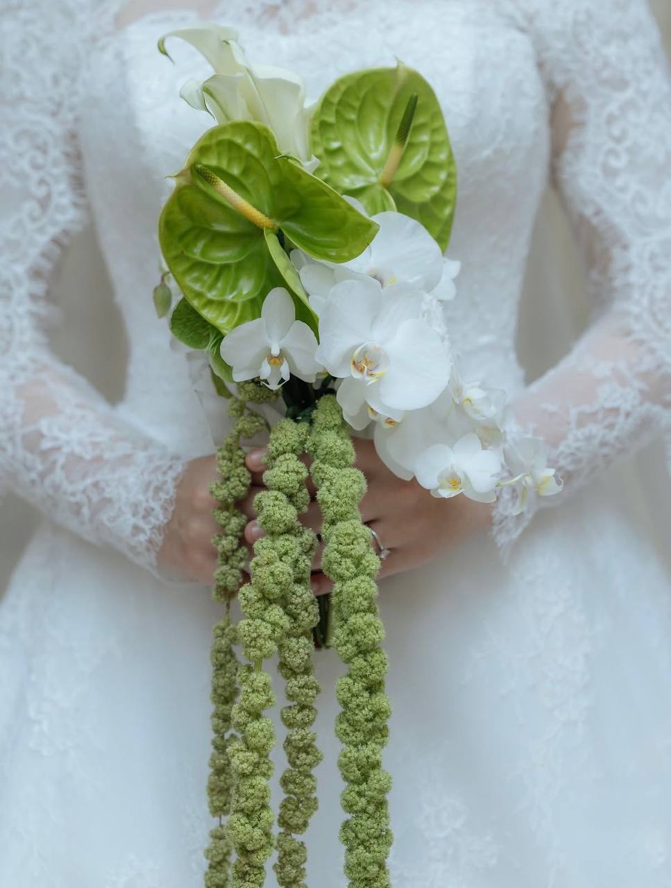 White Orchid Bridal Bouquet