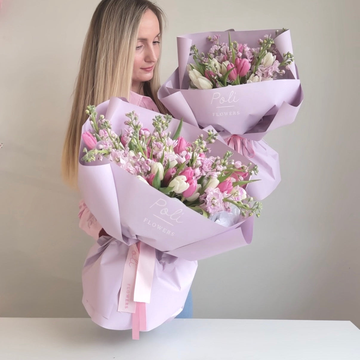 Bouquet “Velvet Tulips”