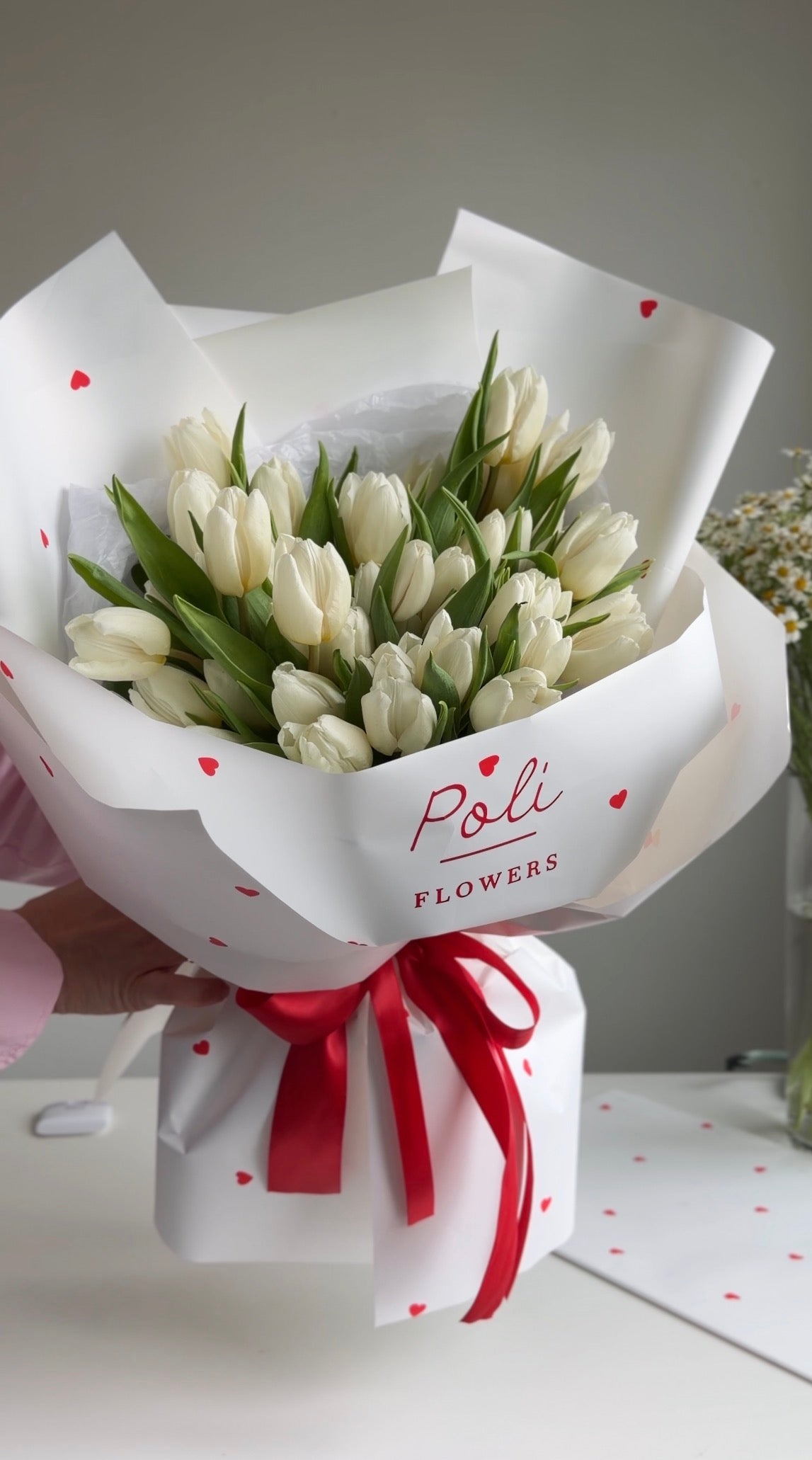 White Tulips Bouquet
