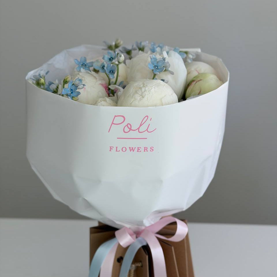 Peonies and Tweedia